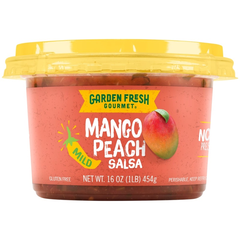 Garden Fresh Gourmet Mango Peach Salsa - Mild, 16 Oz