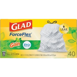 Glad Gain Original Scent Drawstring Tall Kitchen 13 Gallon Trash Bags