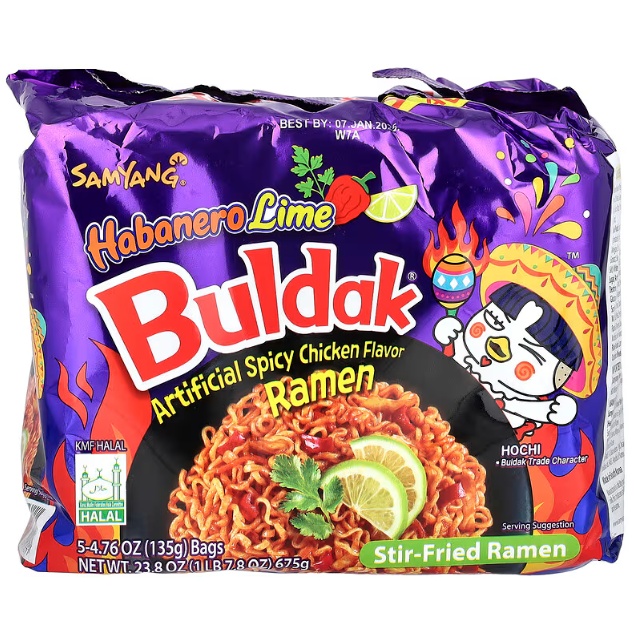 Buldak Stir Fried Ramen 675 G