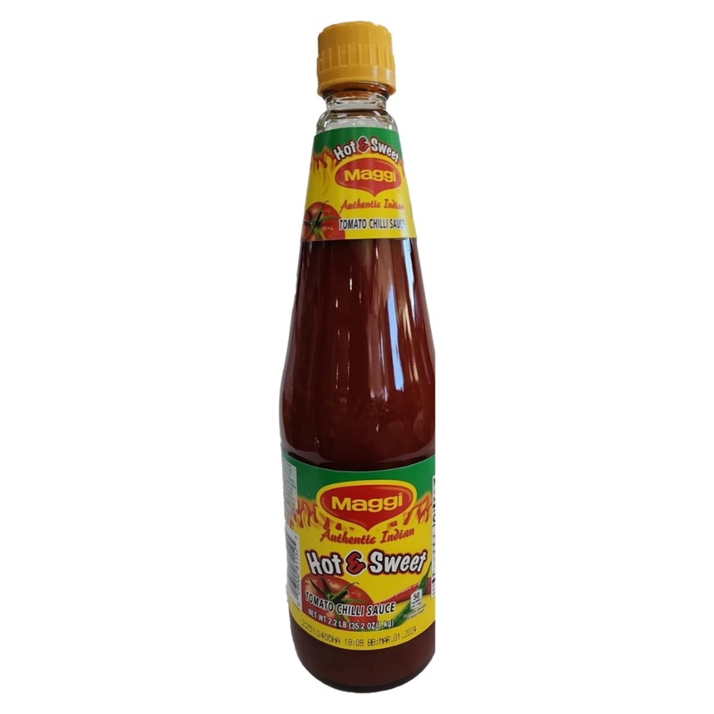 Maggi Authentic Indian Hot & Sweet Tomato Chilli Sauce 2.2 Lb. Bottle