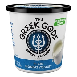 The Greek Gods Plain Nonfat Style Yogurt 24 Oz. Tub