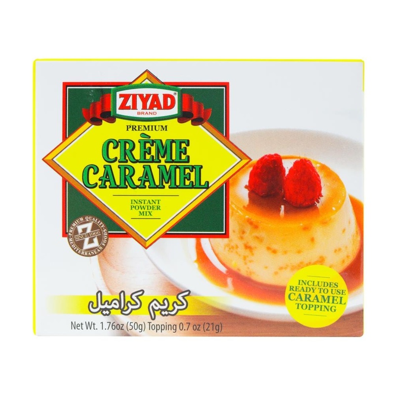 Ziyad Instant Powder Mix, Creme Caramel, Premium 1.76 Oz