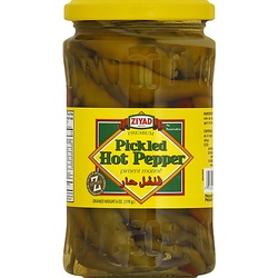 Ziyad Pepper, Pickled, Hot 6 Oz