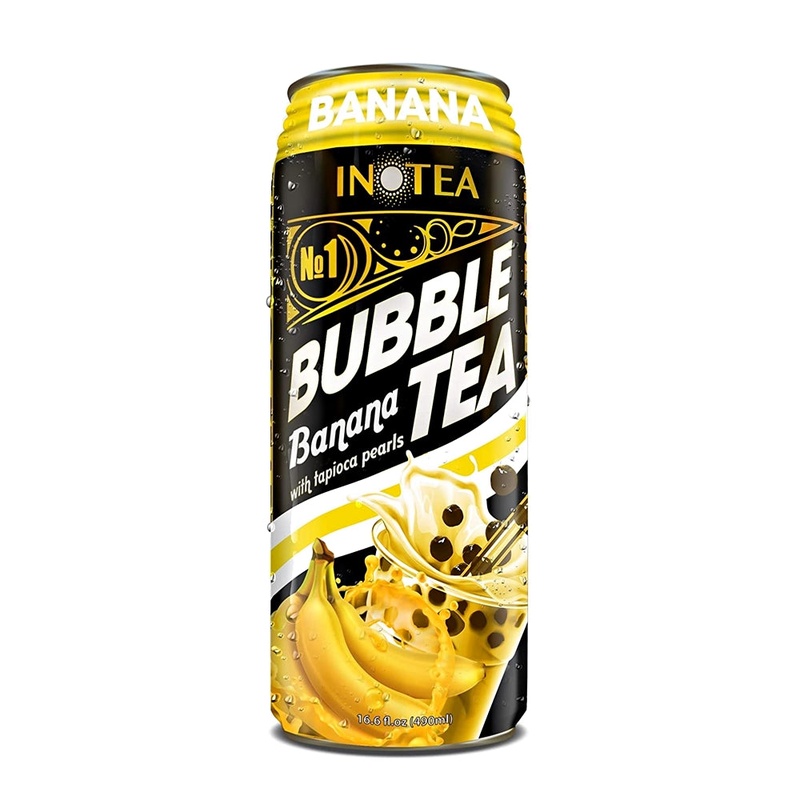 Golden Eagle Trading Llc Inotea Bubble Tea Banana 16.6fl.oz 490ml