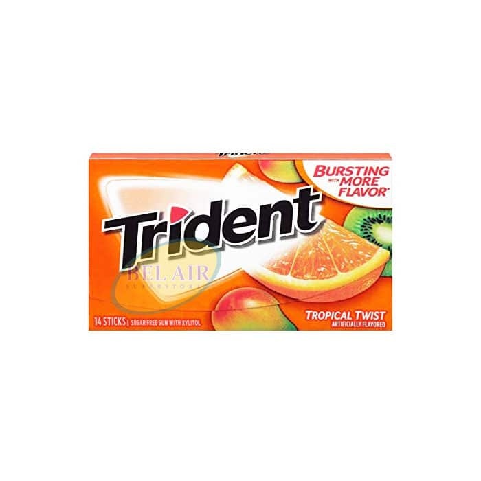 Trident Tropical Twist Sugar Free Gum