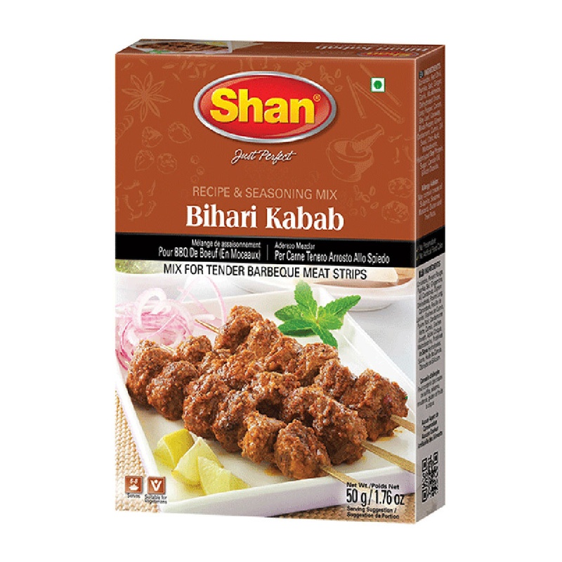 Shan Recipe & Seasoning Mix, Bihari Kabab 50 G