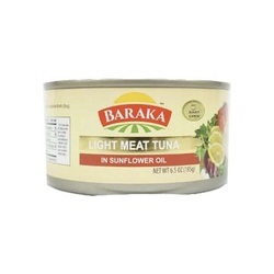 Baraka Light Meat Tuna In Sunflower Oil