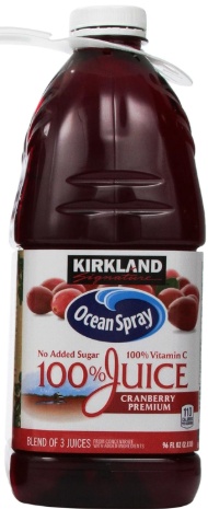 Kirkland Ocean Spray 100% Cranberry Juice - Signature