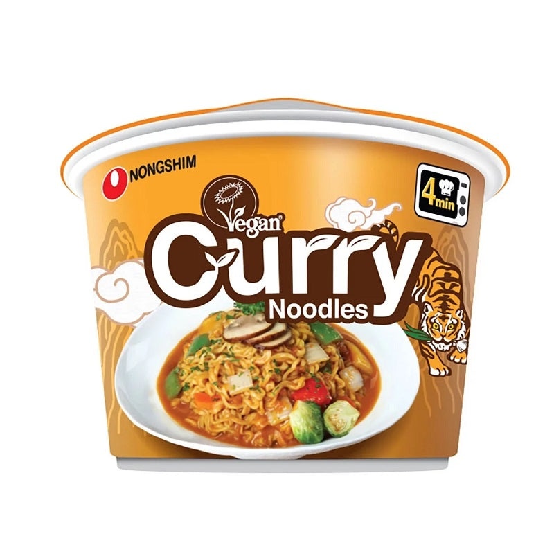 Nongshim Vegan Curry Ramen Noodles Bowl