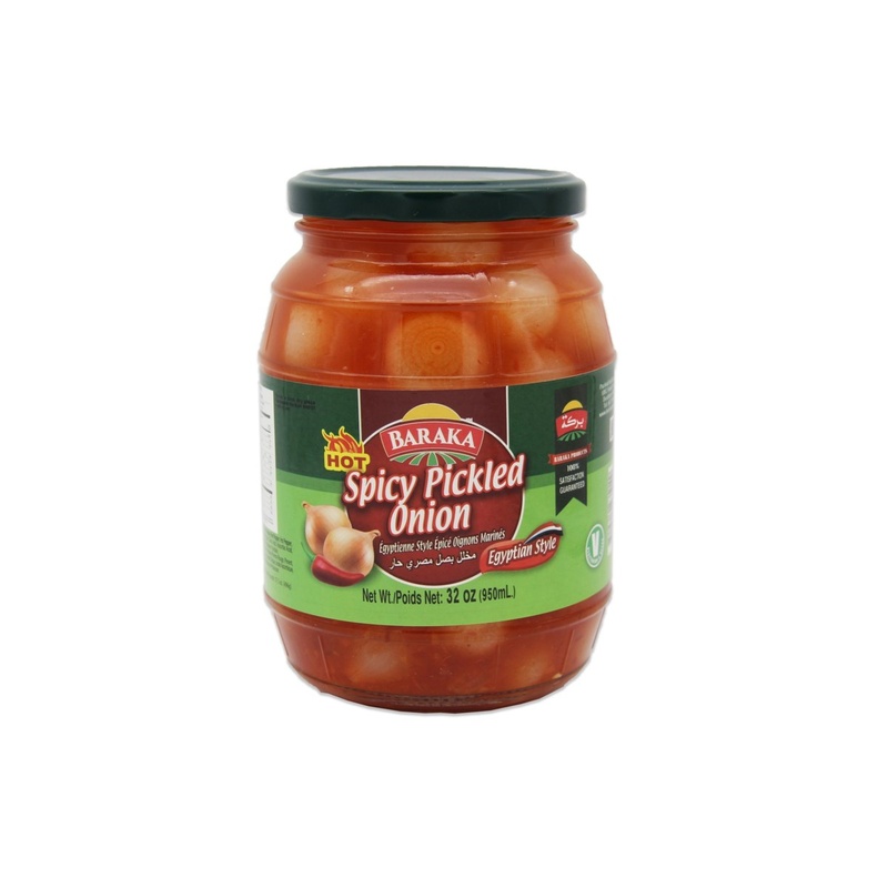 Baraka Food Baraka Food Spicy Pickled Onions Egyptian Style 32oz Foods