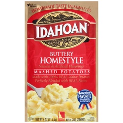Idahoan Mashed Potatoes, Buttery Homestyle, 4 Oz