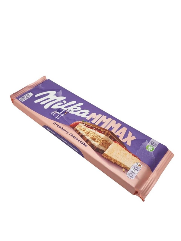 Milka Chocolate Strawberry Cheesecake 300g