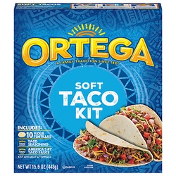 Ortega Soft Taco Kit 15.2 Oz Box
