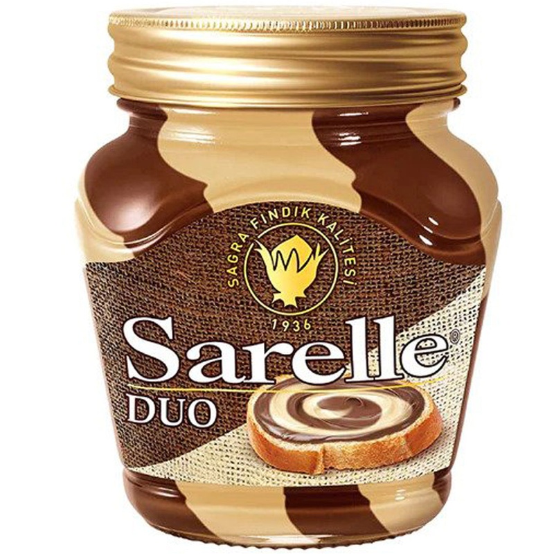 Sarelle Duo Milk Chocolate Hazelnut Paste 12.34 Oz (350 Gr)