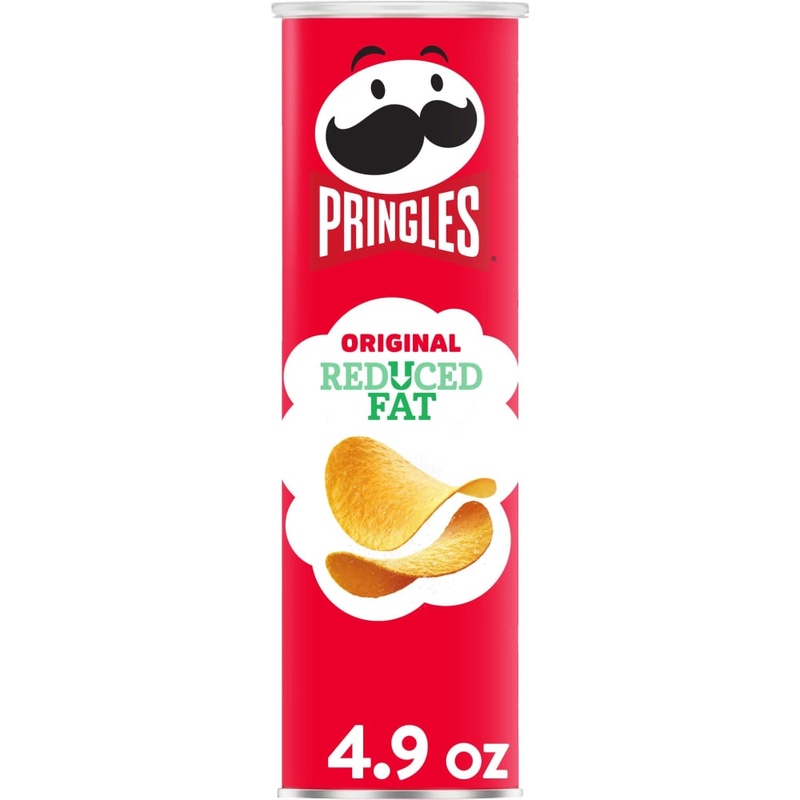 Pringles Potato Crisps Chips, Reduced Fat Original 4.9 Oz