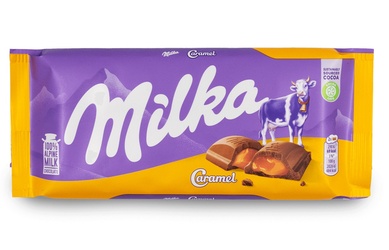 Milka Milk Chocolate Confection, With Caramel Creme Filling