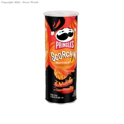 Pringles Scorchin Buffalo Potato Crisps Chips 5.5 Oz