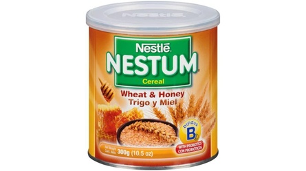 Nestle Nestum Wheat & Honey Cereal 10.5 Oz. Canister