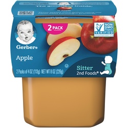 Gerber Natural For Baby Apple, Sitter 2nd Foods