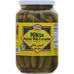 Ziyad Pickled Wild Cucumber, Premium, Mikta 22 Oz
