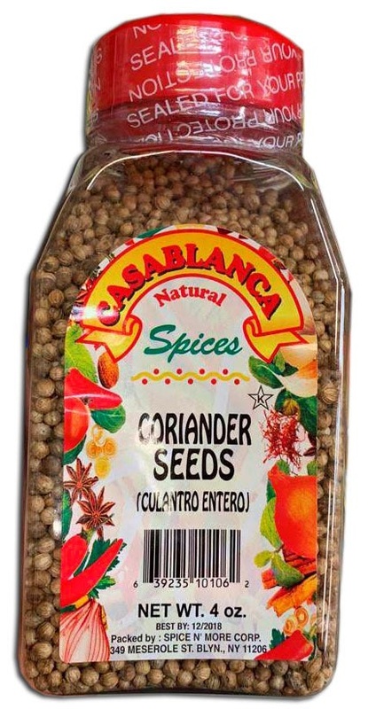 Casablanca Coriander Seeds 12 X 5 Oz