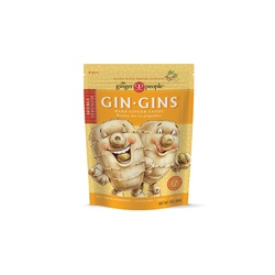 Ginger People Gin Gins Double Strength Hard Candy Bag 3 Oz