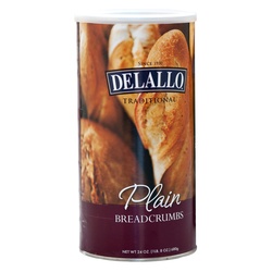 Delallo Breadcrumbs, Italian Seasoned, Traditional 24 Oz