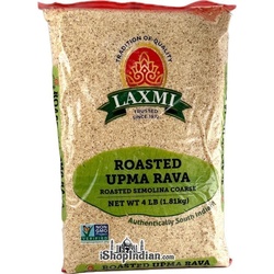 Laxmi Roasted Upma Rava - 4 Lb (4 Lbs Bag)