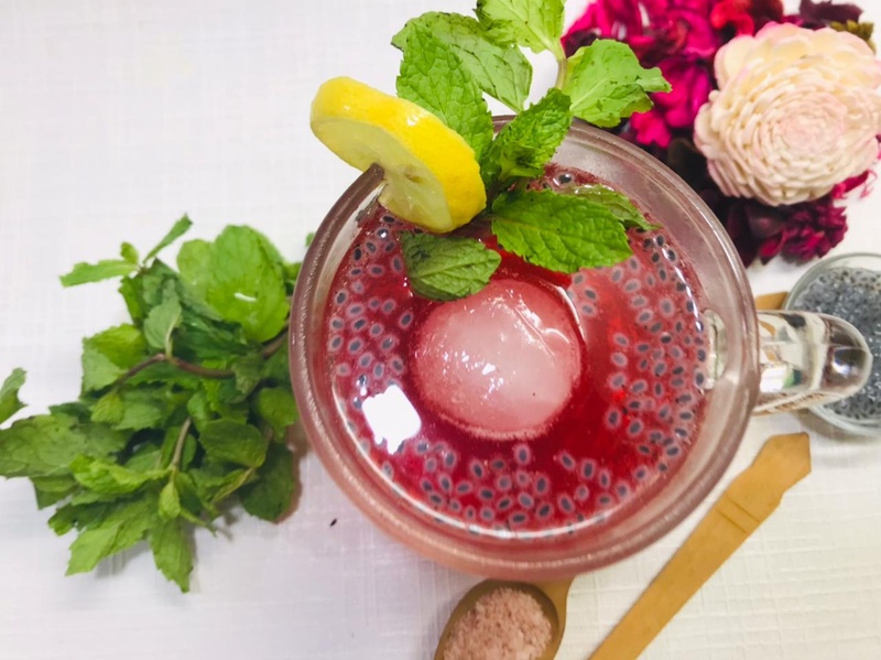 Basil Seed Drink With Rose 2901 Ml