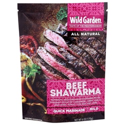 Wild Garden Marinade, Quick, Shawarma 6 Oz