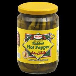 Ziyad Hot Pepper, Pickled 12 Oz