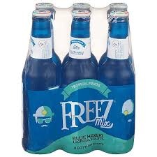 Freez Mix Blue Hawaii Tropical Fruits 275ml X 6
