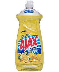 Ajax Ultra Super Degreaser Liquid Dish Soap, Lemon â€“ 28 Fl Oz
