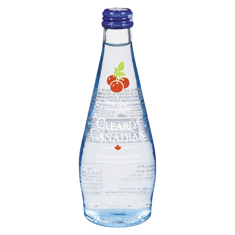 Clearly Canadian Sparkling Water Beverage, Wild Cherry 11 Fl Oz