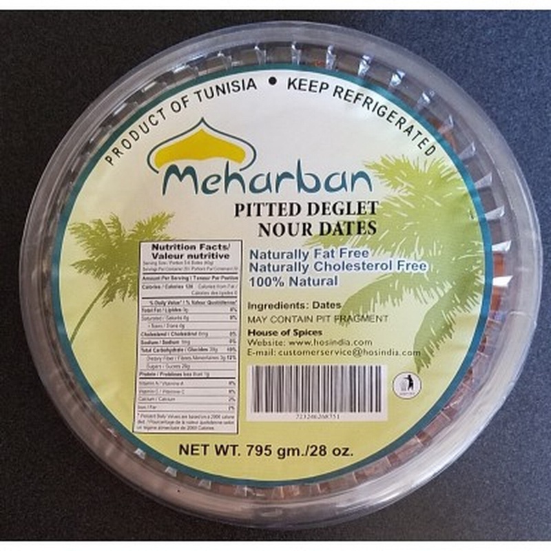 Meharban Pitted Deglet Nour Dates 24oz