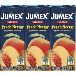 Jumex Peach Nectar From Concentrate 6.76 Fl. Oz. Aseptic Cartons X 3 Units