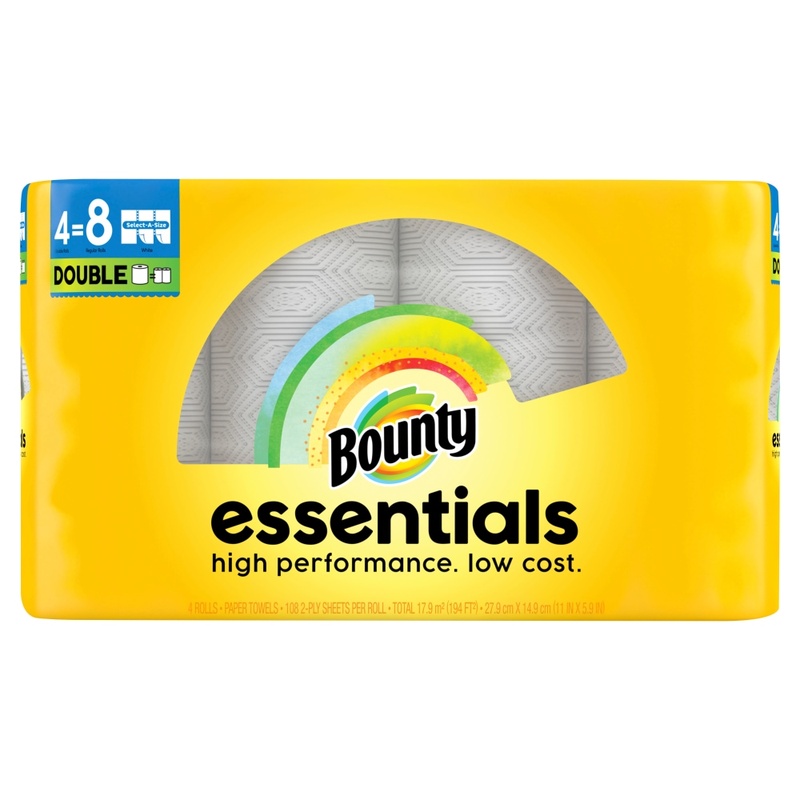 Bounty Paper Towels, Double Rolls, 2 Ply