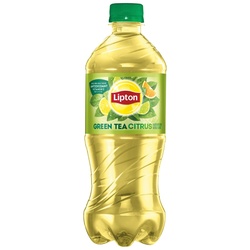 Lipton Citrus Green Tea - 20 Fl Oz Bottle