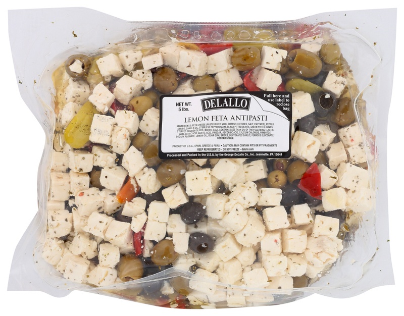 Delallo Lemon Feta Salad, 5 Lb