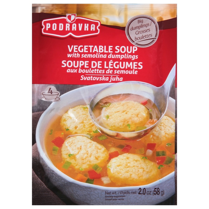 Podravka Vegetable Soup With Semolina Dumplings