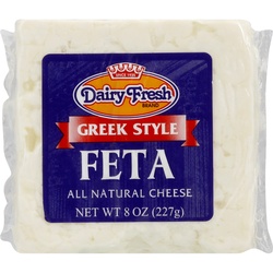 Dairy Fresh Cheese, Feta, Greek Style, All Natural