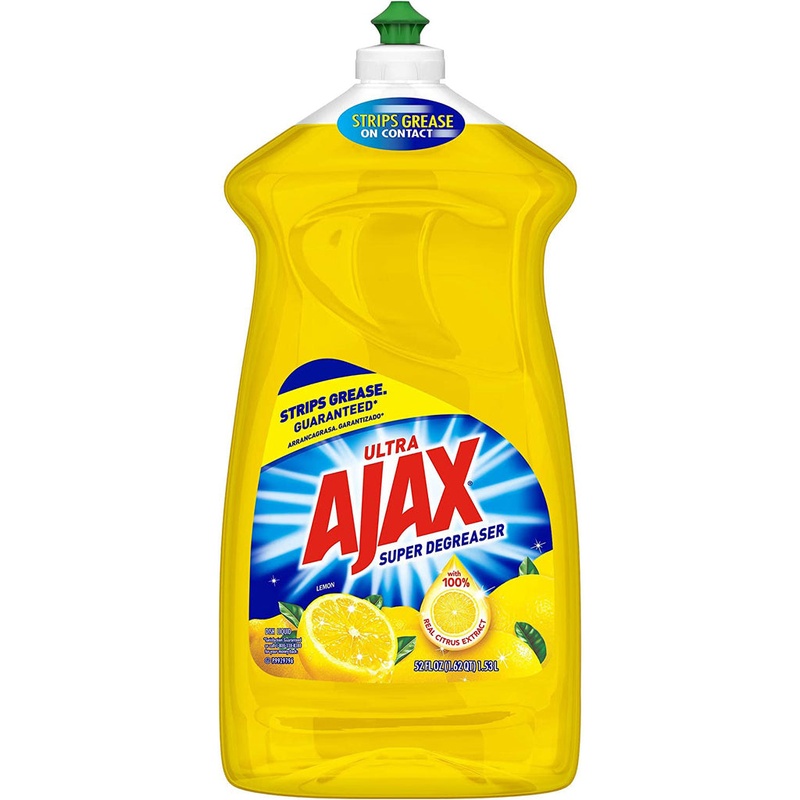 Ajax Ultra Super Degreaser Lemon Dish Liquid 52 Fl Oz Bottle