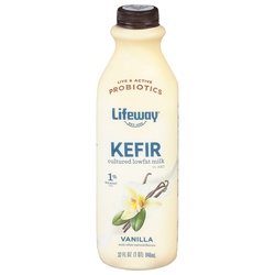 Lifeway Kefir Madagascar Vanilla Cultured Lowfat Milk 32 Fl. Oz. Bottle
