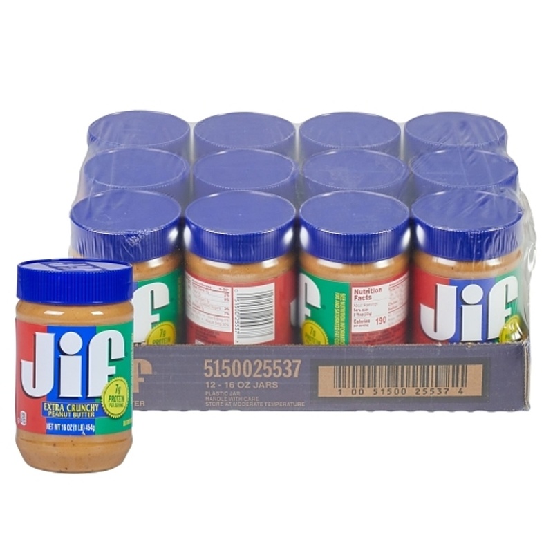 Jif Extra Crunchy Peanut Butter 16-Ounce Jar