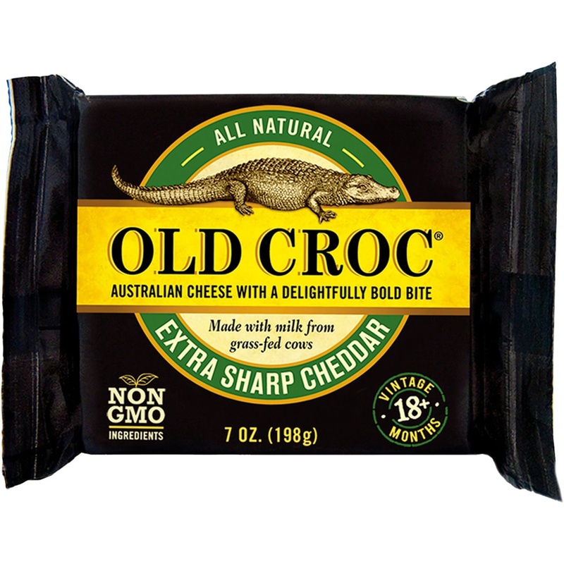 Old Croc Australian Extra Sharp Cheddar Cheese 7 Oz