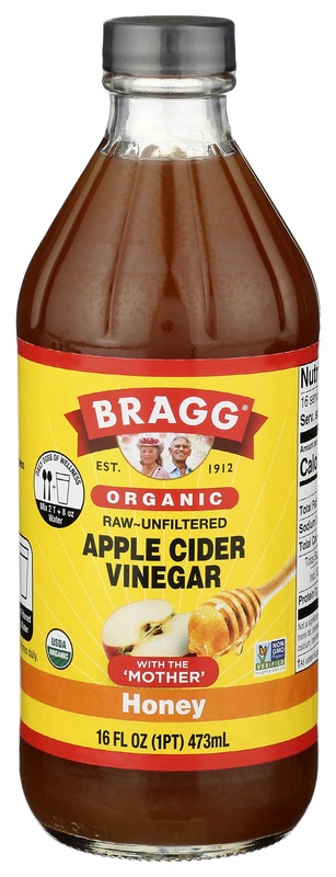 Bragg Apple Cider Vinegar, Organic, Honey 16 Fl Oz
