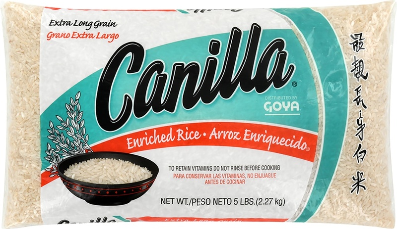 Canilla Goya Enriched Extra Long Grain White Rice - 5lbs