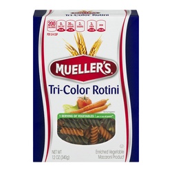 Mueller's Rotini, Tri Color 12 Oz