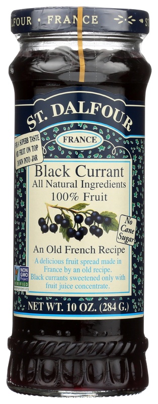 St Dalfour Fruit Spread - Deluxe Black Currant 10.00 Oz