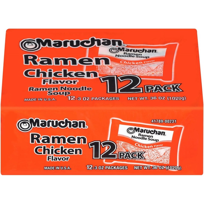Maruchan Ramen Noodle Soup, Chicken Flavor, 12 Pack